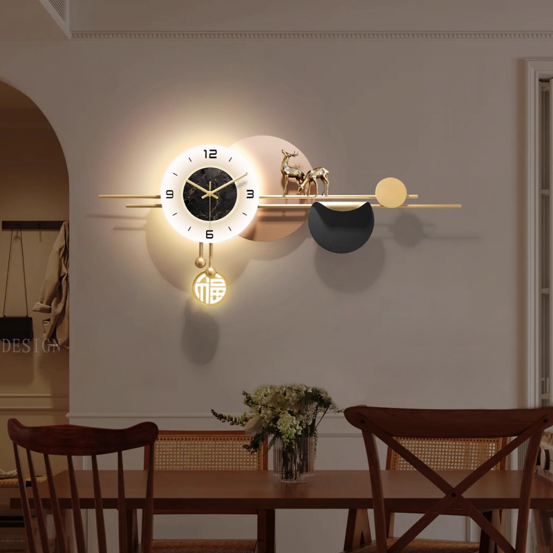 Luxury Lifestyle Living - Işık Lüks İç Duvar Saatleri Led