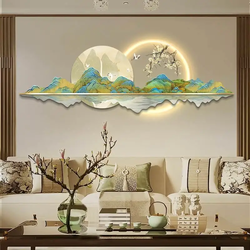 Luxury Lifestyle Living - Çin Tarzı Led Saat Duvar Lüks