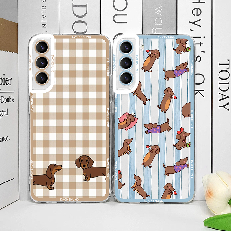 Samsung Galaxy S24 - Sevimli Sosis Köpek Telefon Kılıfı Samsung